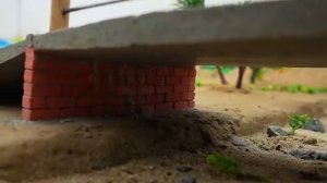 diy mini truck making bricks bridge construction science project sanocreator