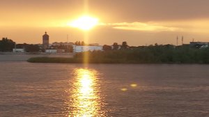 Закат в Астрахани
