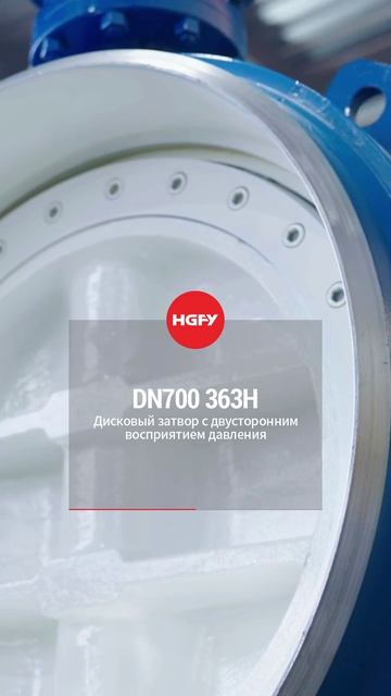 DN700 363H Дисковый затвор с двусторонним восприятием давления-HGFY