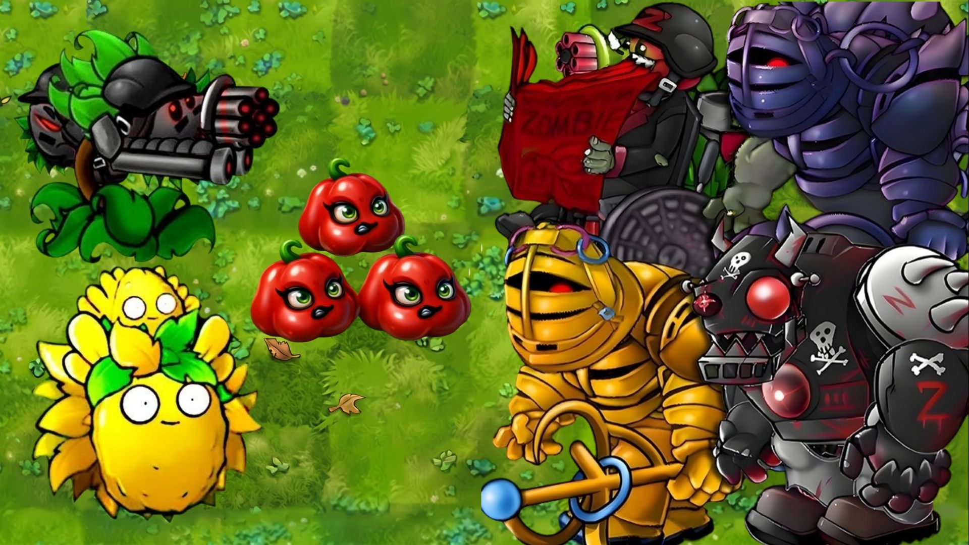 Растения против Зомби PVZ Fusion Plants vs Zombies ПвЗ битва прохождение топ смотреть онлайн
