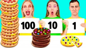 100 слоев еды Челлендж #5 c BooBoom Challenge