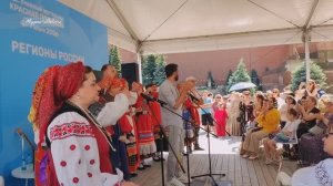 Ансамбль «Радовесь«выступил на Красной площади