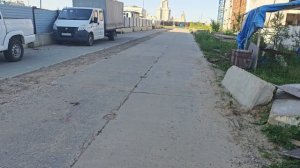 Гуляем по новым местам. смотрим будущие общежития МГУ.
