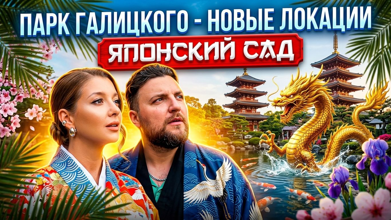 Краснодар Парк Галицкого_ Японский сад и Новые локации #краснодар #всеосочи смотреть онлайн