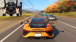 Forza Horizon 6 Race on the track using the 1057HP GR GT Prototype 2025 car