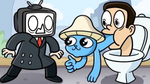 МЕСТЬ КОТА-СМУРФА!!! Скибиди Туалеты и Поппи Плейтайм