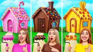 Домики Одного Цвета Челлендж # Сладости vs Шоколад vs Фастфуд от Friendly DO