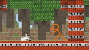 Стикмены VS Minecraft 13 серия «Мир TNT» с моей озвучкой!
