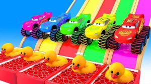 Машинки летают и прыгают! Развивающие мультики Машины помощники. Мультфильмы про машинки