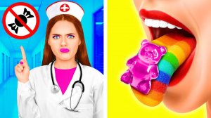 Как Пронести Еду в Больницу # Забавные Лайфхаки с Едой от Fun Challenge