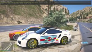 Porsche 911 Turbo S Coupe 991 краш тест драйв обзор тюнинг в гта 5 на супер порше
