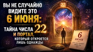 Вы не случайно видите это 6 июня. Портал откроется лишь однажды.