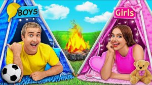 Летний Лагерь# Мальчики Против Девочек # Сумасшедший челлендж от Multi DO