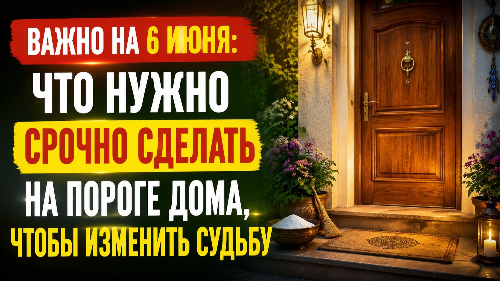 Важно на 6 июня. Что нужно сделать на пороге дома. смотреть онлайн