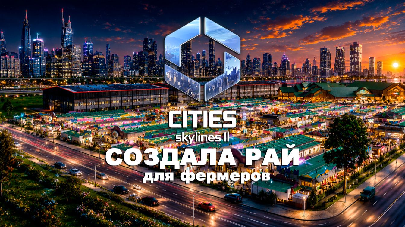 Район в фермерский центр | Bridges & Ports DLC | Cities Skylines 2