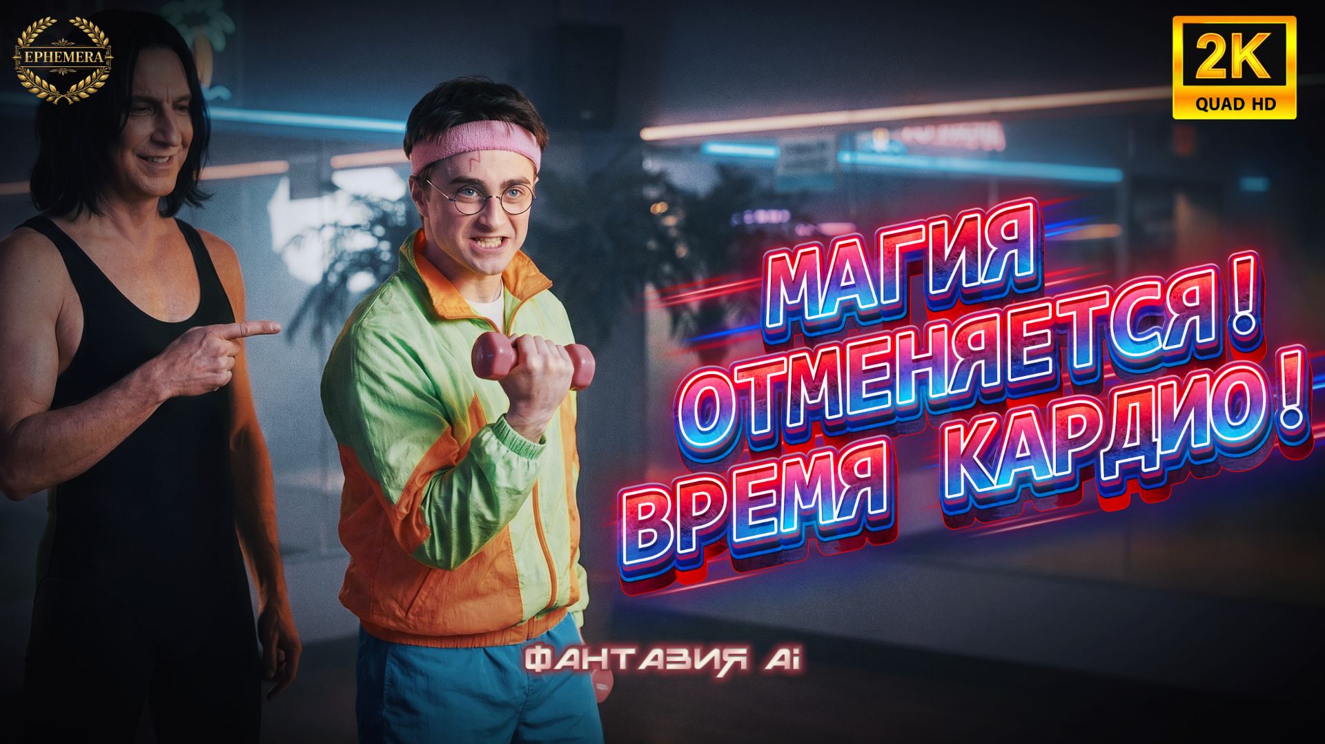 🏋️♂️ Гарри Поттер: Орден Аэробики | Безумный фитнес 80-х! 🕺✨