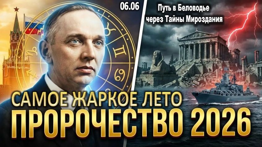 Удивительные и страшные предсказания Эдгара Кейси на лето 2026|О чём нас предупреждал спящий пророк смотреть онлайн