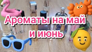Ароматы на май и июнь 🦩🌞🍉