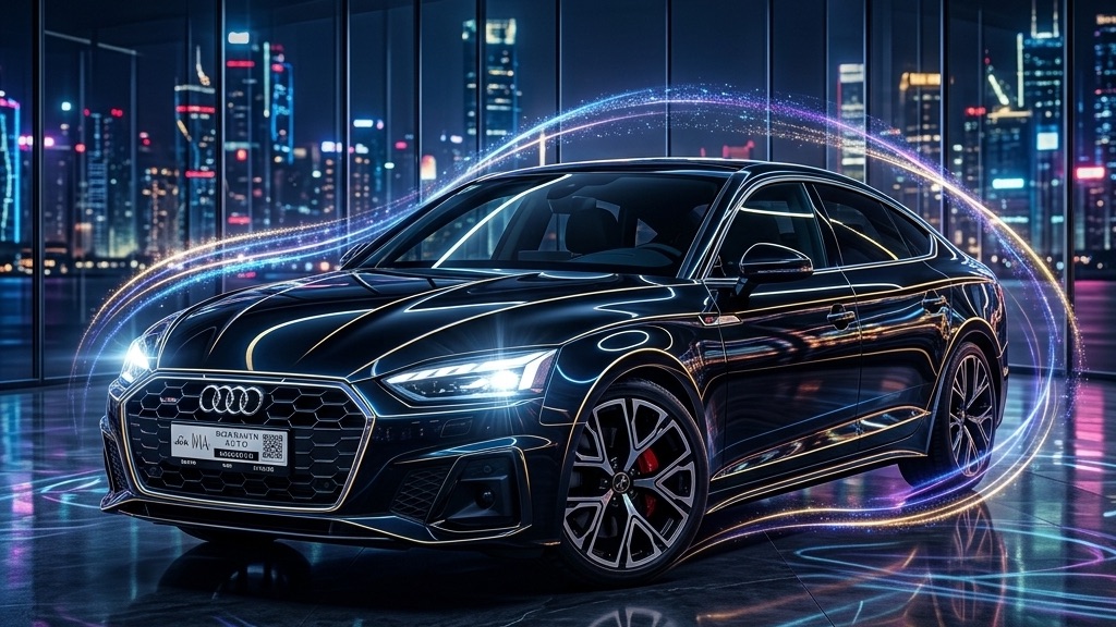 Абсолютно черный: НОВЫЙ AUDI A5L Sportback из Китая, полный обзор