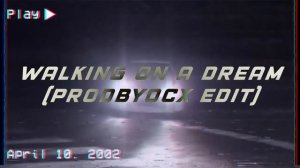 OCX (prodbyocx) - WALKING ON A DREAM (official visualizer)