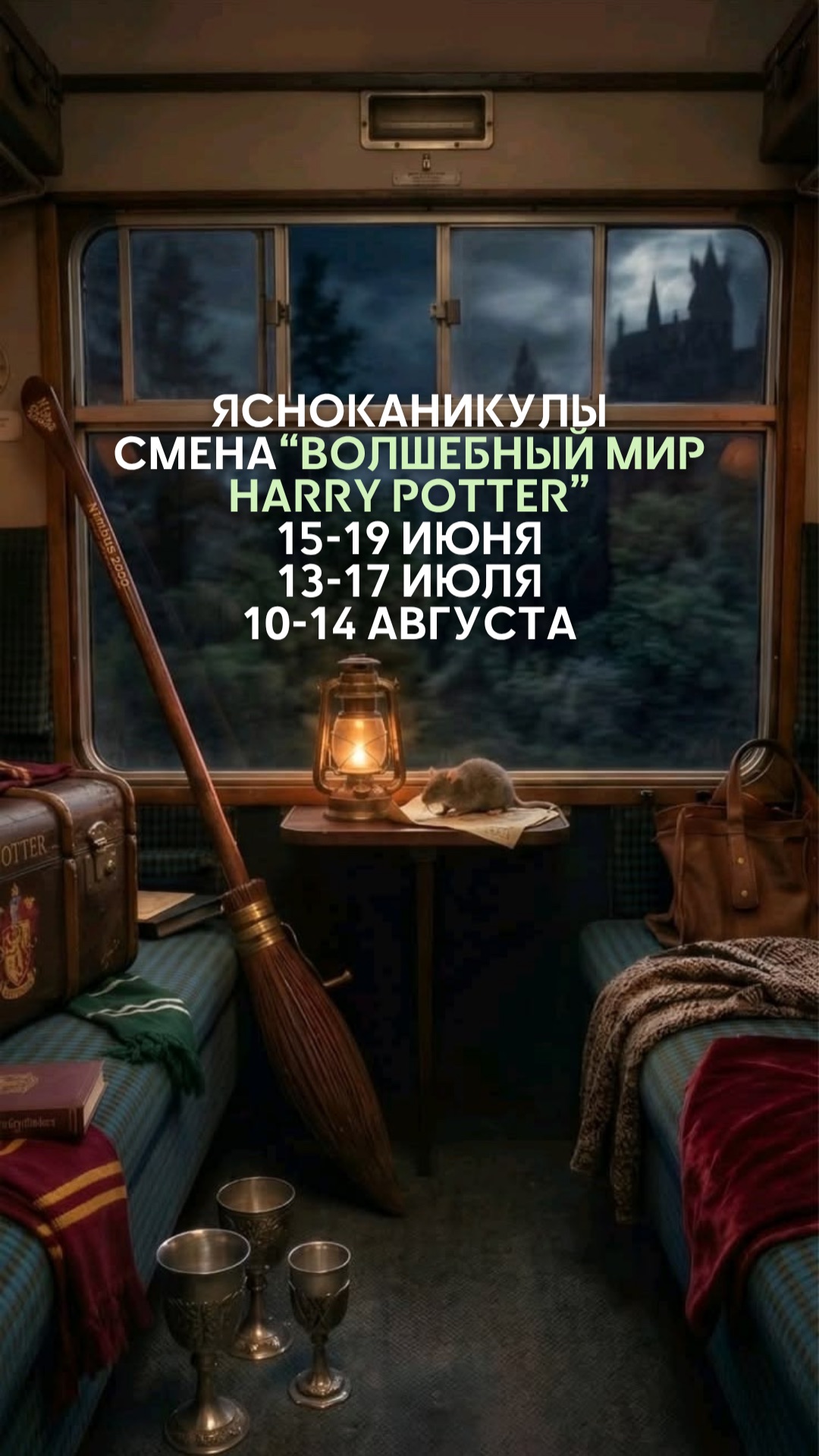 ЯсноКаникулы «Волшебный мир Harry Potter» 15-19 июня