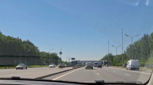 Калужское шоссе кадры для сми примерно 11:53-55