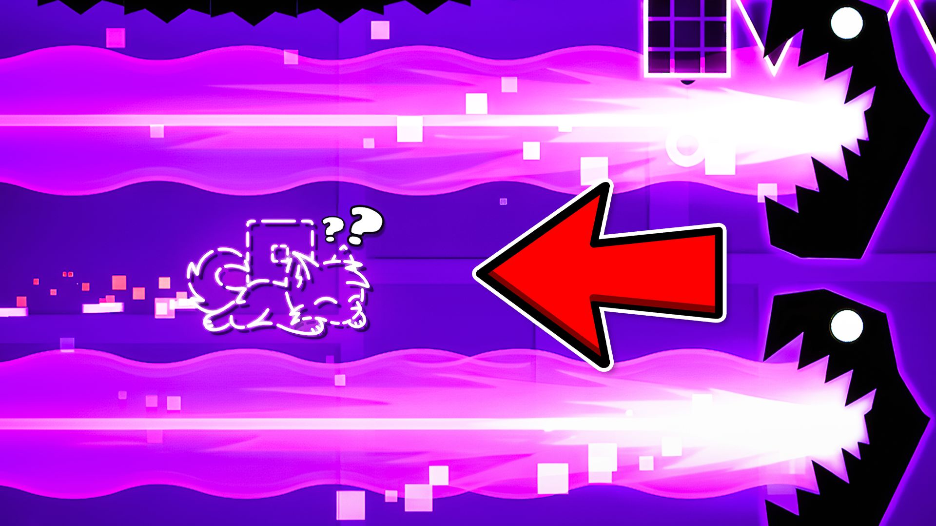 Прошёл Troll Madness с НЕВИДИМЫМ ПЕРСОНАЖЕМ в Geometry Dash смотреть онлайн