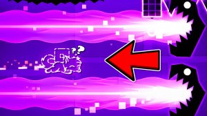 Прошёл Troll Madness с НЕВИДИМЫМ ПЕРСОНАЖЕМ в Geometry Dash