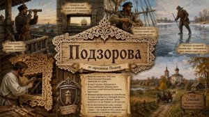 Что означает фамилия Подзоров?