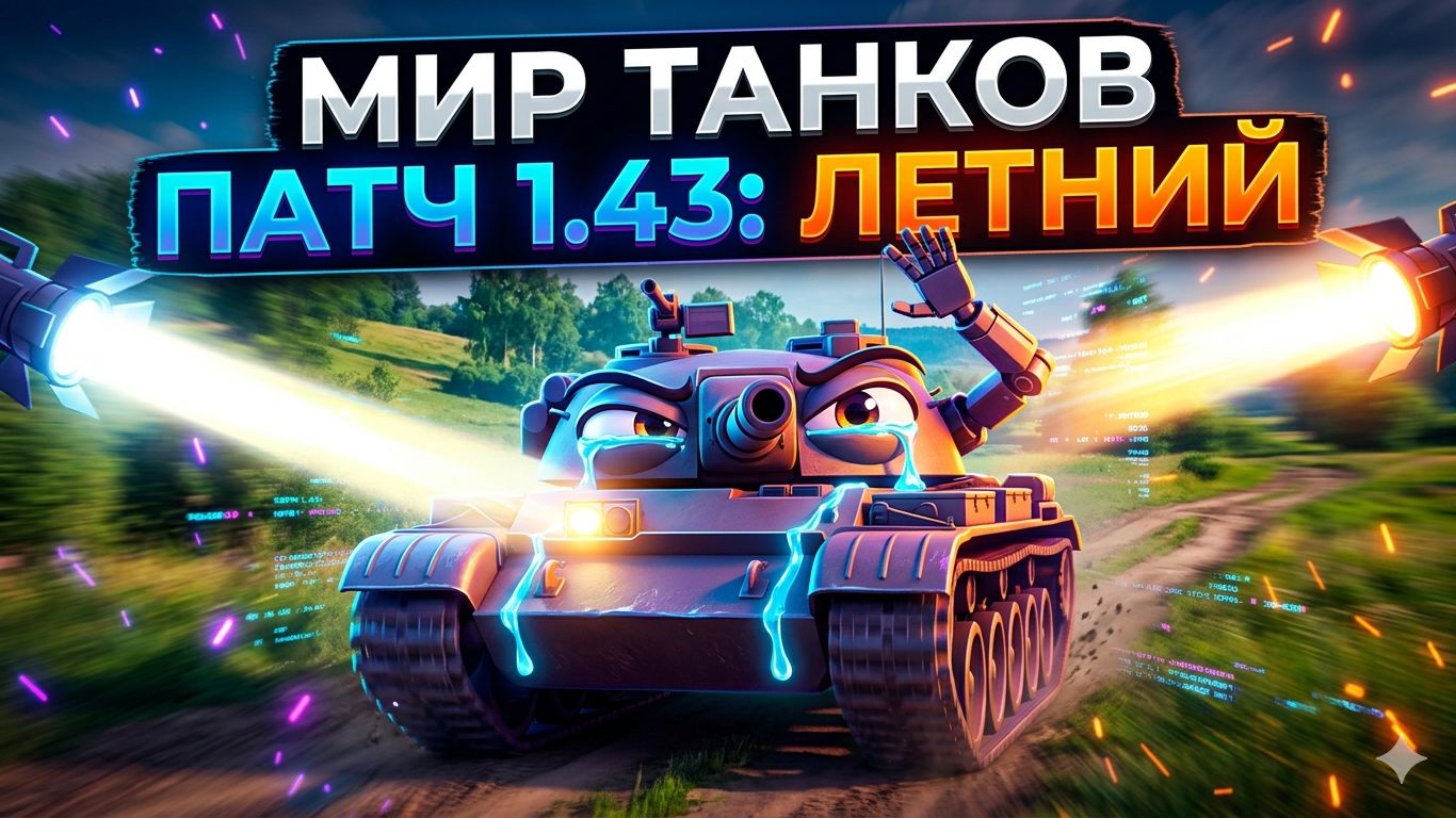 Разбор обновления "АААА МОИ ГЛАЗА!" 1.43 Мир Танков от Вспышки смотреть онлайн