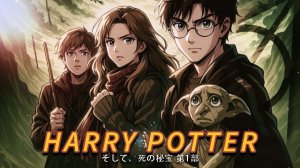 Гарри Поттер и Дары смерти часть 1 в стиле аниме