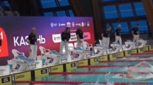 В Казани состоялся прощальный заплыв двукратного олимпийского чемпиона Евгения Рылова