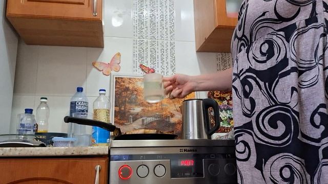 АСМР. жарю мясо