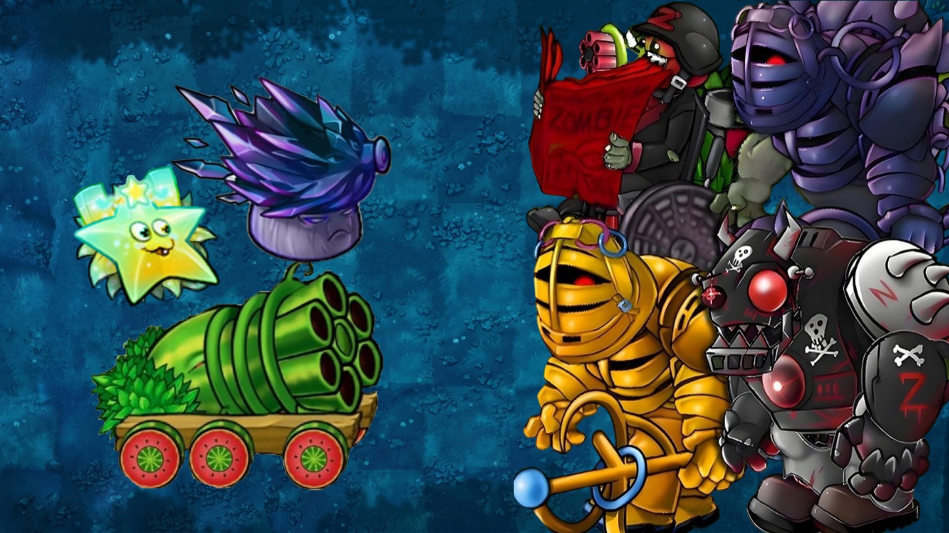 Растения против Зомби PVZ Fusion Plants vs Zombies ПвЗ битва прохождение топ смотреть онлайн