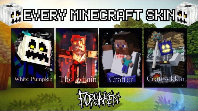 Победа с каждым скином из Minecraft в Forsaken смотреть онлайн