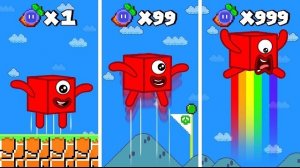 Завершите Узор? Каждое семечко под номером 1 делает ПРЫЖОК ВЫШЕ в игре Mario Maze | Super Mario