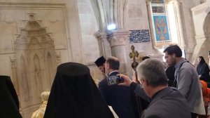 День Святого Духа в Сионской горнице. Молебен Патриархии Иерусалима. Крестный ход