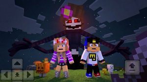 МОЙ ДРОН снял ДЖЕННИ МОНСТР в МАЙНКРАФТ НУБ И ПРО ЭВОЛЮЦИЯ ВИДЕО MINECRAFT Евгенбро