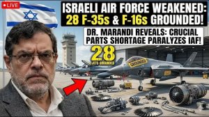 DR MARANDI 28 Israeli Fighter Jets Grounded Due to Parts Shortage — Air Force Weakened