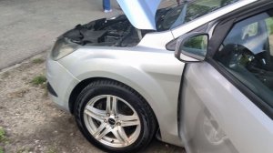 Ford Focus 2 рестайлинг 2008 год 1.8мкпп серебристый хэтчбек