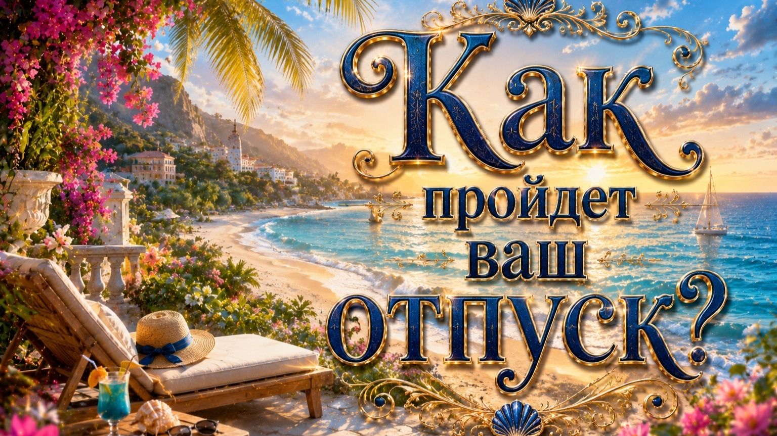 Как пройдет ваш отпуск? Гадание пасьянс Tarot reading смотреть онлайн