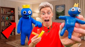 НЕ ВЗДУМАЙ ЛЕПИТЬ СИНЕГО ДРУГА — РАДУЖНЫЕ ДРУЗЬЯ ROBLOX ПРИШЛИ КО МНЕ В 3:00!!!