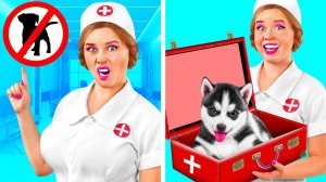 Как Пронести Животных в Больницу # Сумасшедший Челлендж от Fun Teen