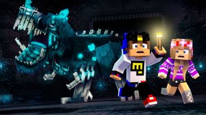 МОЙ ДРОН снял ДИНОЗАВР в МАЙНКРАФТ НУБ И ПРО ЭВОЛЮЦИЯ ВИДЕО MINECRAFT Евгенбро