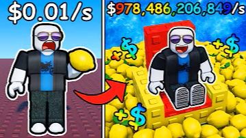 ОТ НУЛЯ ДО 100 ТРИЛЛИОНОВ $ НА ЛИМОНАХ В ROBLOX - Симулятор продажа лимонов