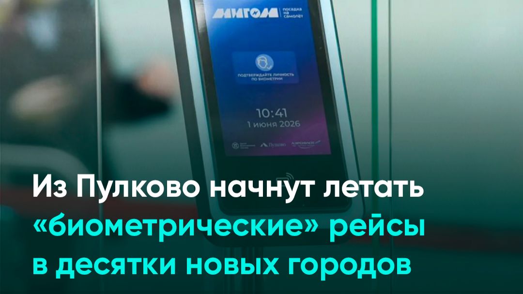 Из Пулково начнут летать «биометрические» рейсы в десятки новых городов смотреть онлайн