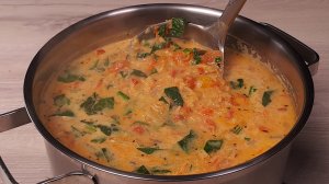 Первые блюда быстро и вкусно: густой суп из чечевицы с секретным ингредиентом.