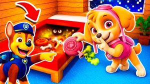 Я НАШЕЛ СЕКРЕТ СКАЙ ЩЕНЯЧИЙ ПАТРУЛЬ АПОКАЛИПСИС В МАЙНКРАФТ PAW PATROL МУЛЬТИК
