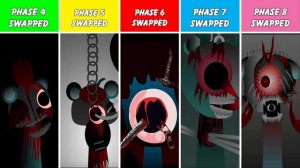 sprunki phase 3-8 SMAPED (оригиналы и не оригигалы)