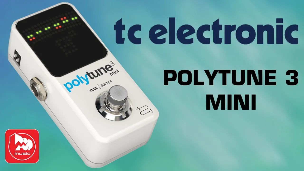 Гитарный полифонический тюнер TC ELECTRONIC POLYTUNE 3 MINI (с функцией буфера)